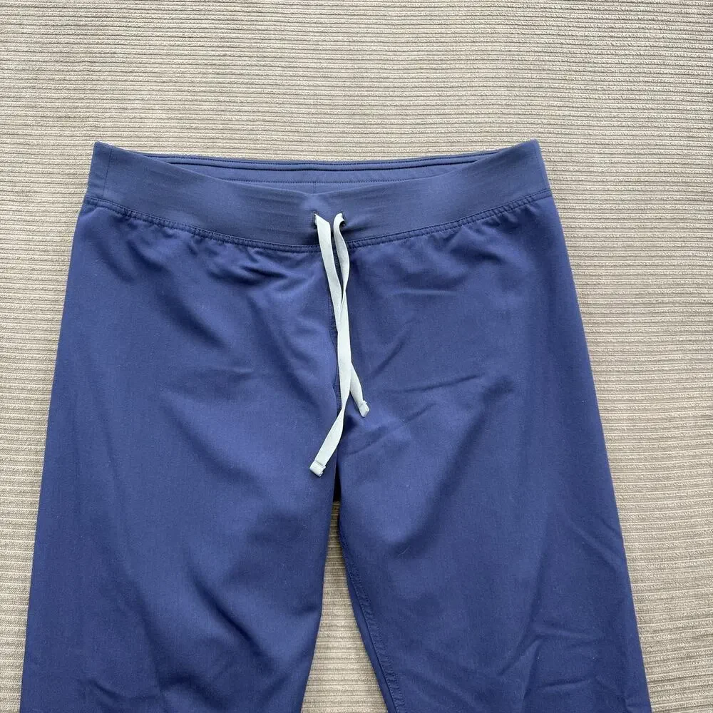 FIGS Technical‎ Collection Pants Mens Large Navy Blue Drawstring Scrub Medical